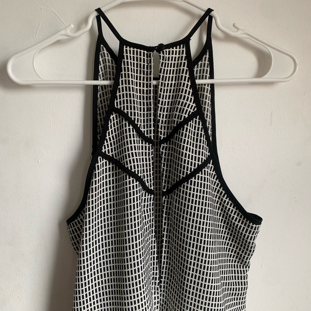 Ombré Grid Shift Dress